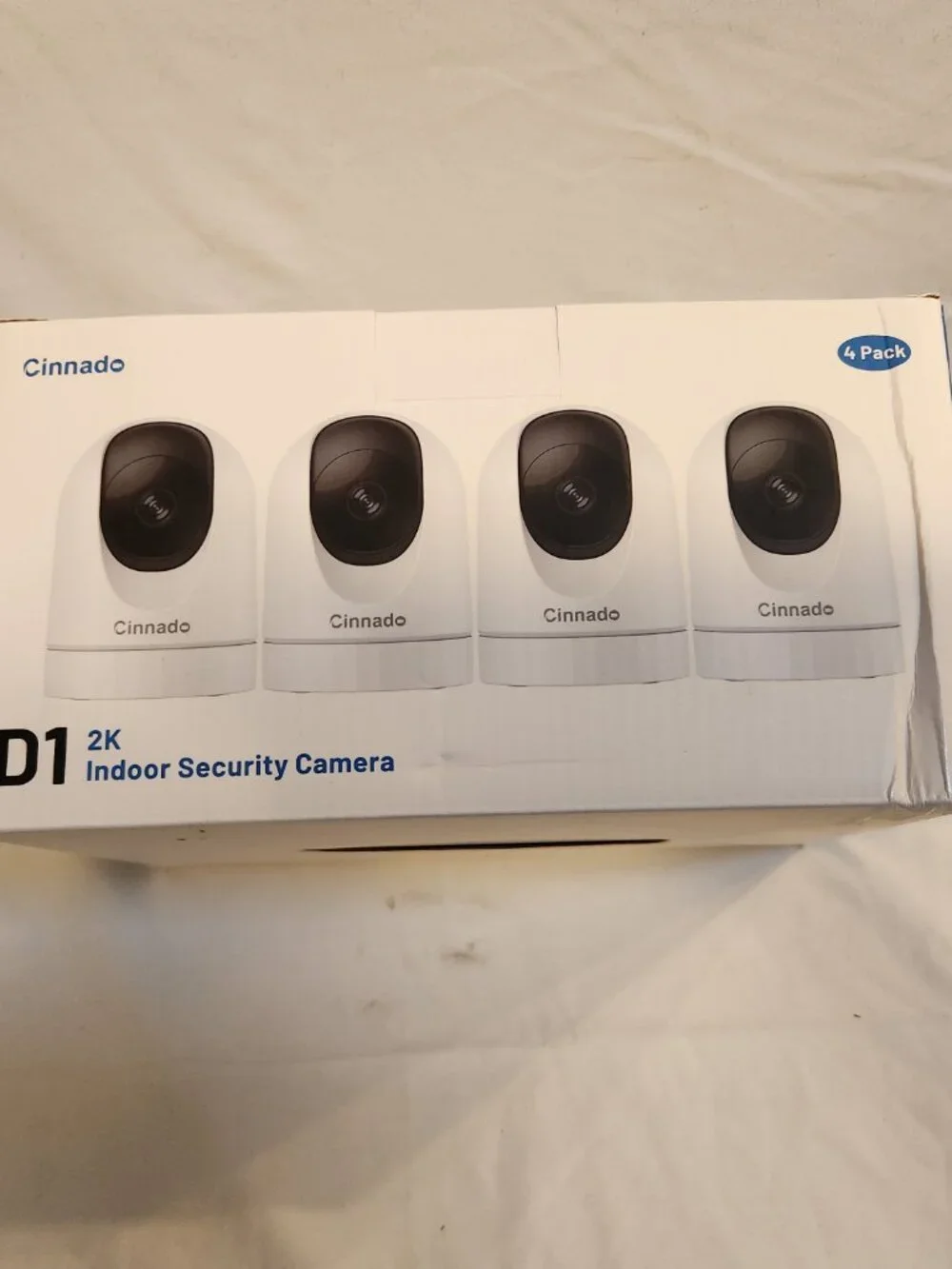 NEW Cinnado D1 2K WIFI Indoor Security Camera- 4 Pack